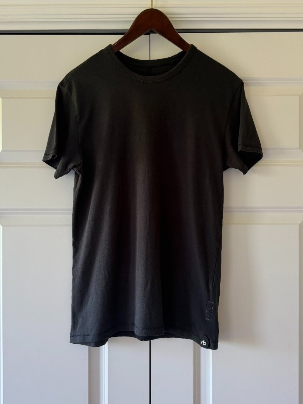 rag & bone Black Crewneck T-Shirt – Size Small